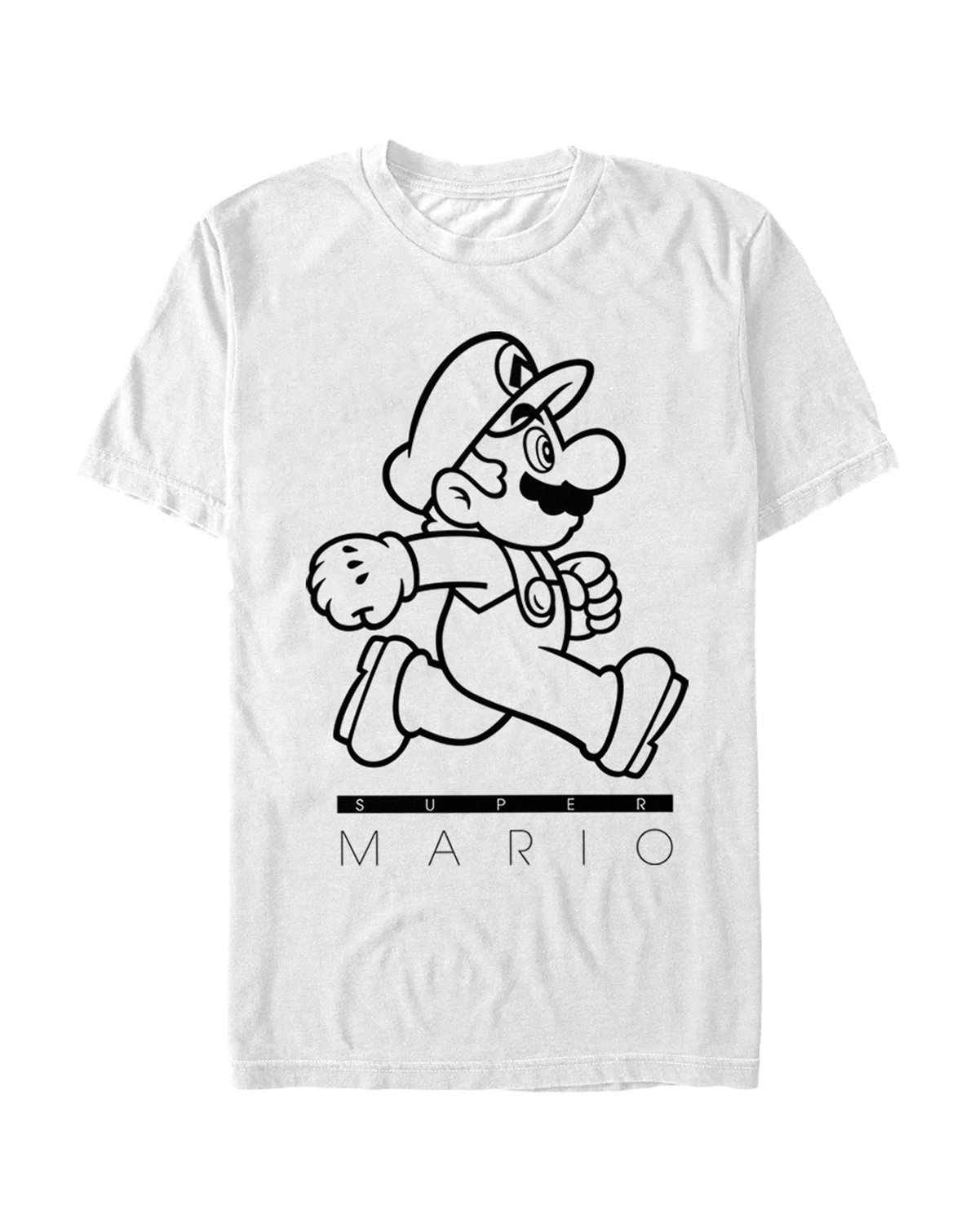 Nintendo Men's Super Mario On The Go Short Sleeve T-Shirt