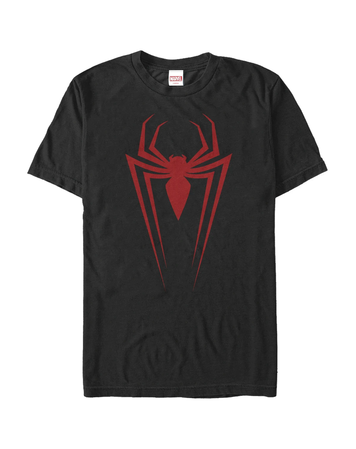 Marvel Men's Spider-Man Spider Chest Logo Costume Short Sleeve T-Shirt