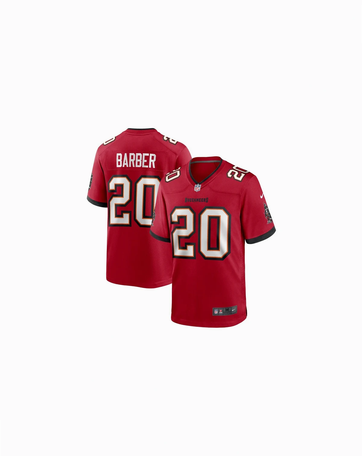 Men's Ronde Barber Red Tampa Bay Buccaneers Retired Player Game Jersey