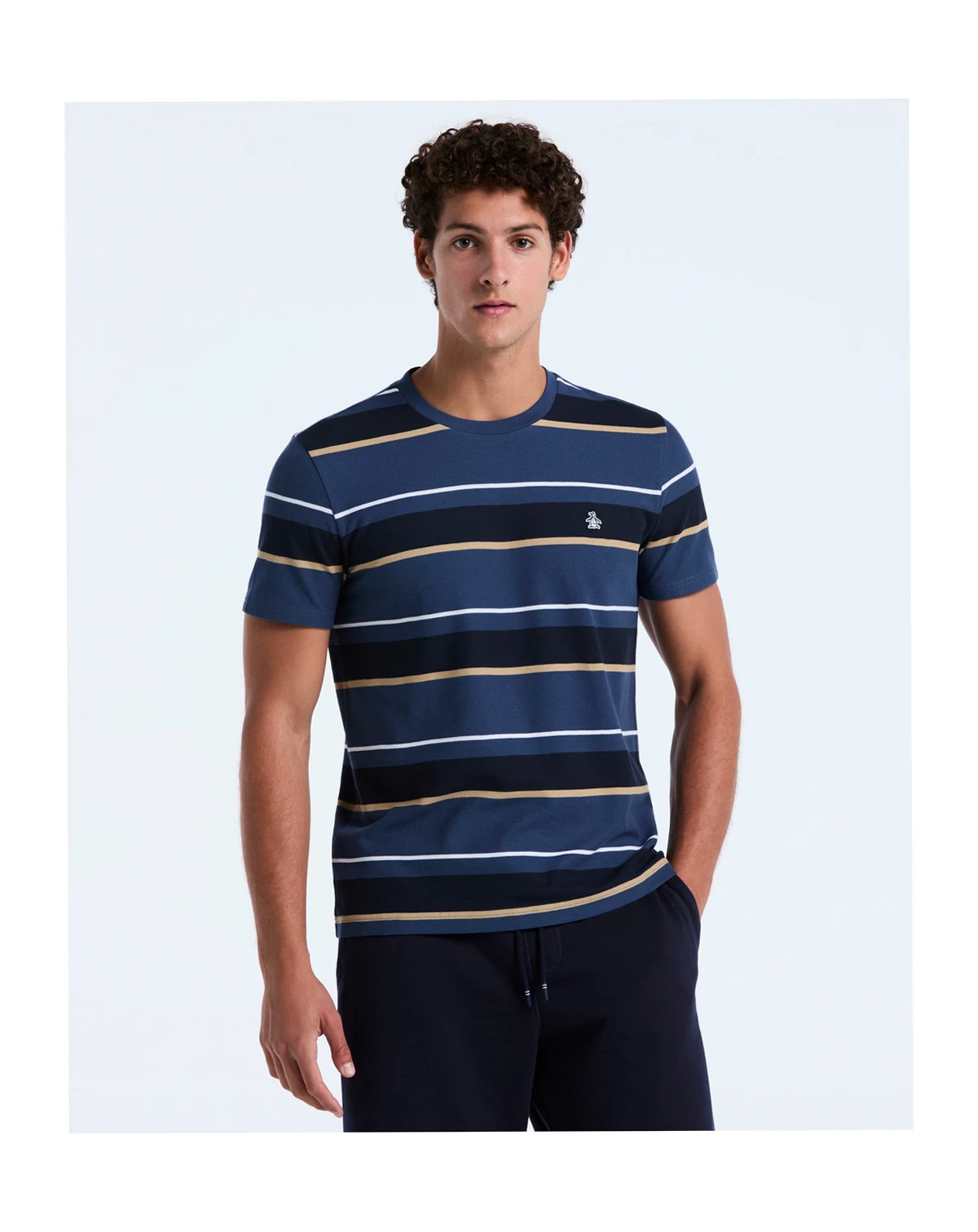 Men's Short-Sleeve Striped T-Shirt