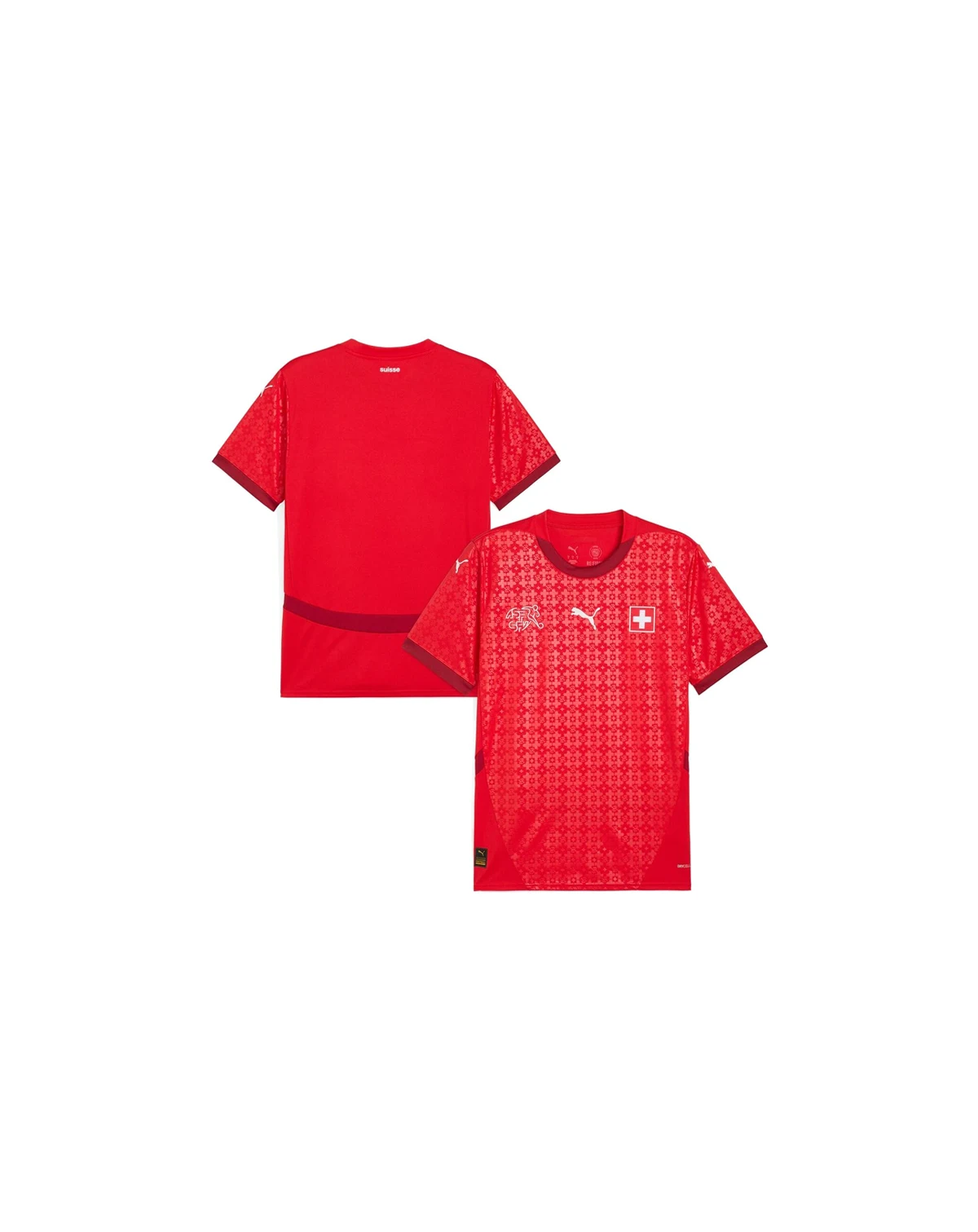 Men's Red Switzerland National Team 2025 Replica Jersey