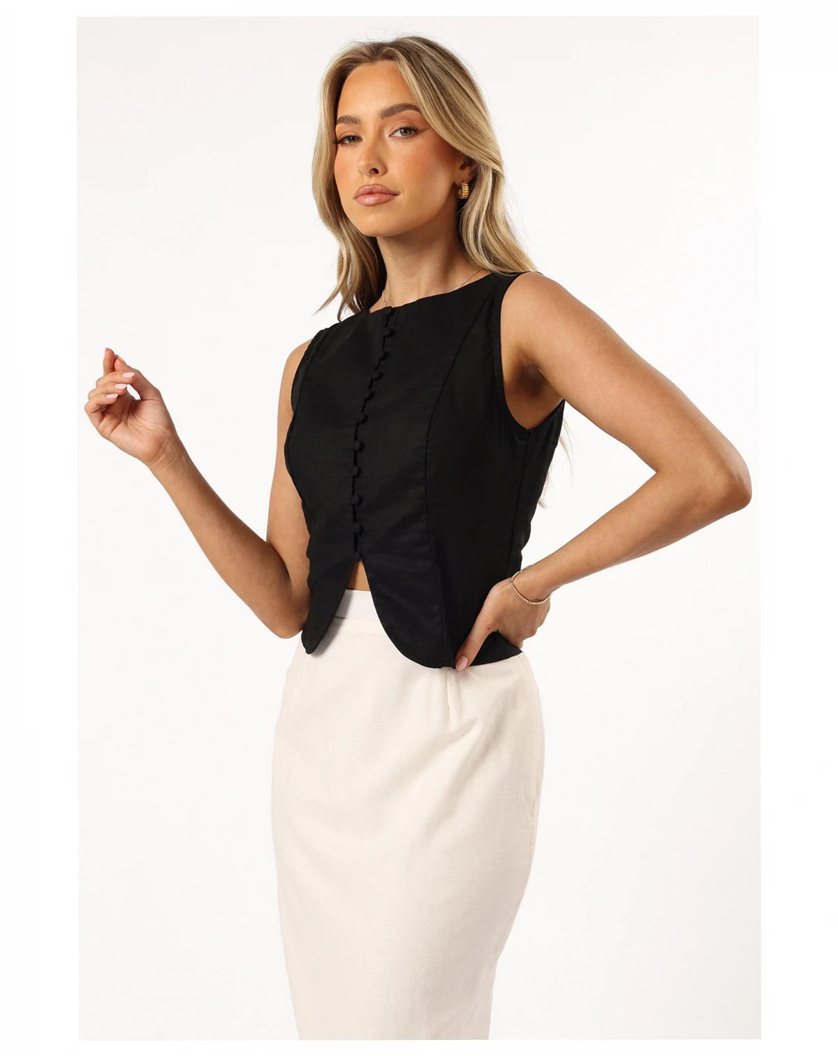 Women's Daniella Linen Vest