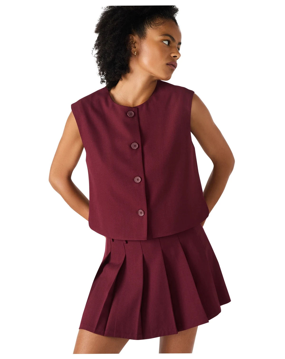 Women's Alessa Sleeveless Crew Neck Top