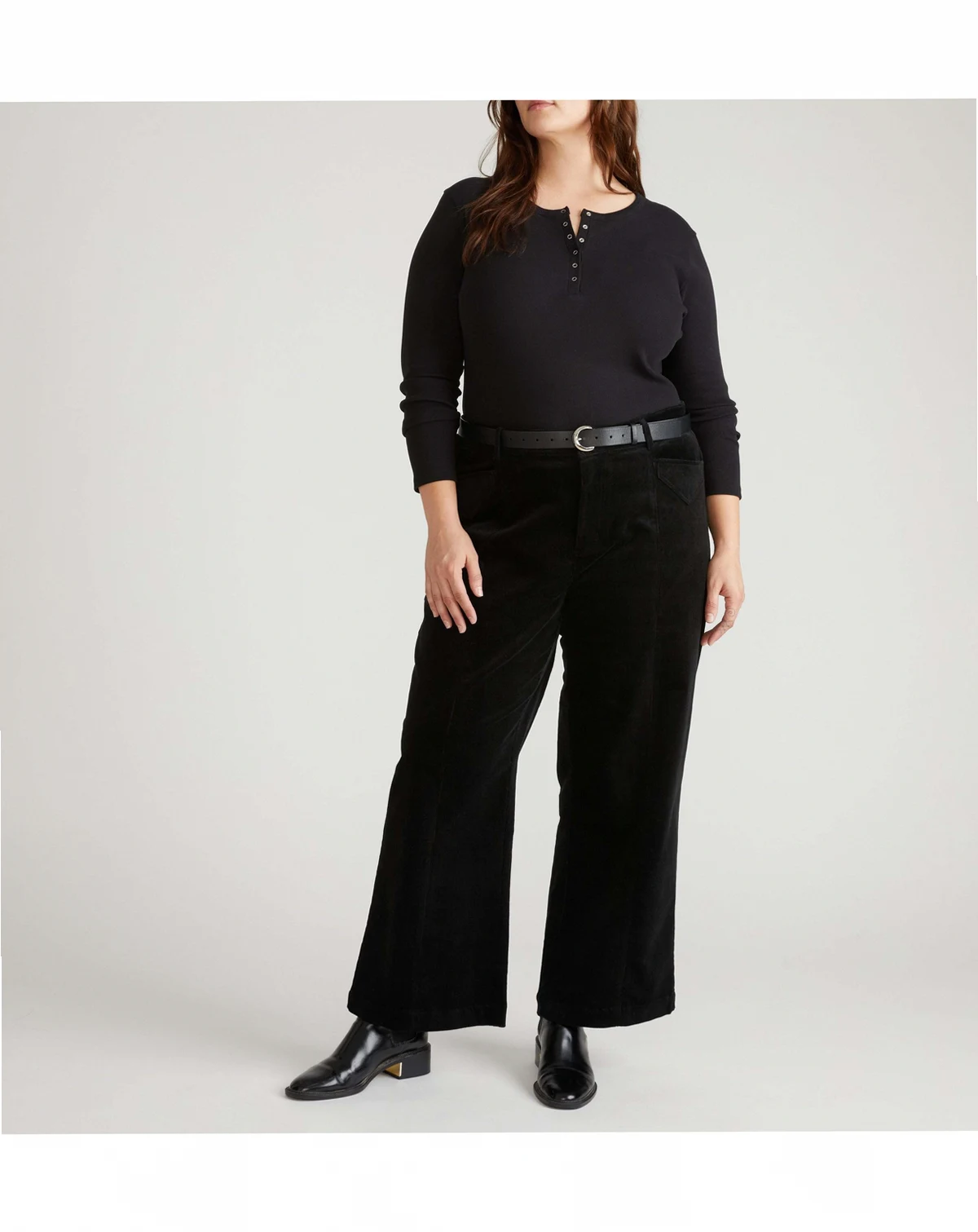 Women's Camila Wide Leg Corduroy Pants