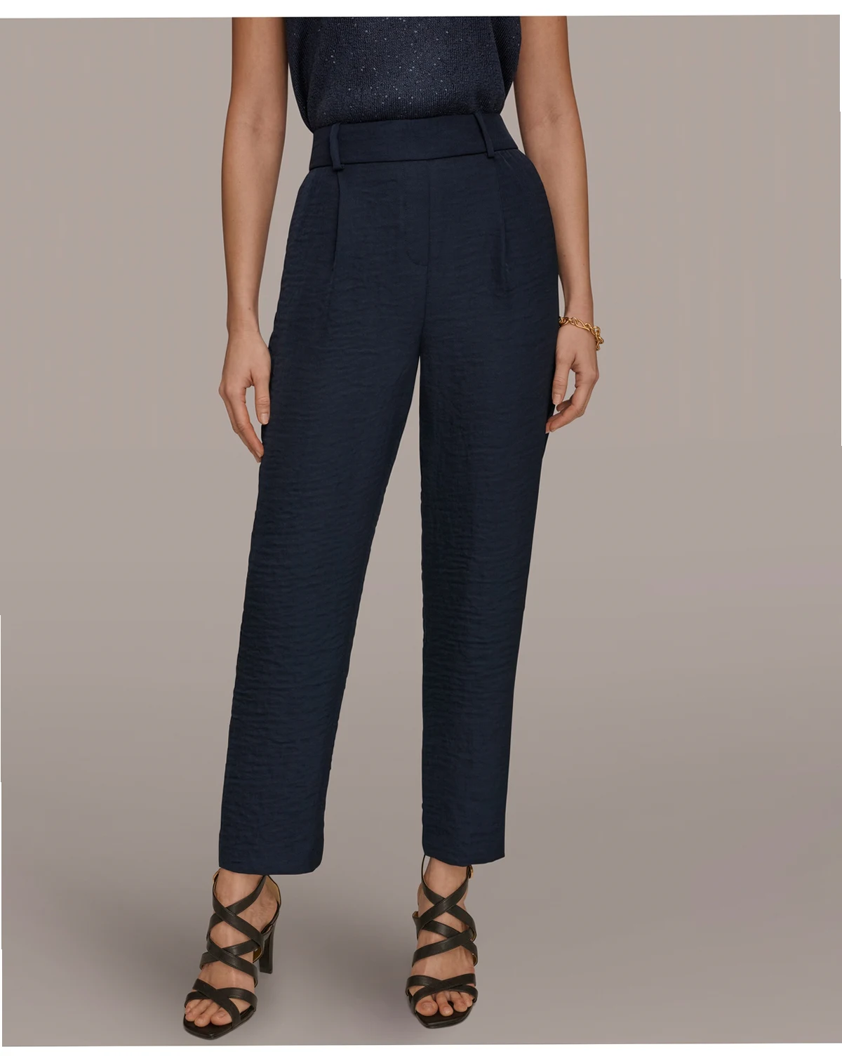 Women's Pleated Straight Pants