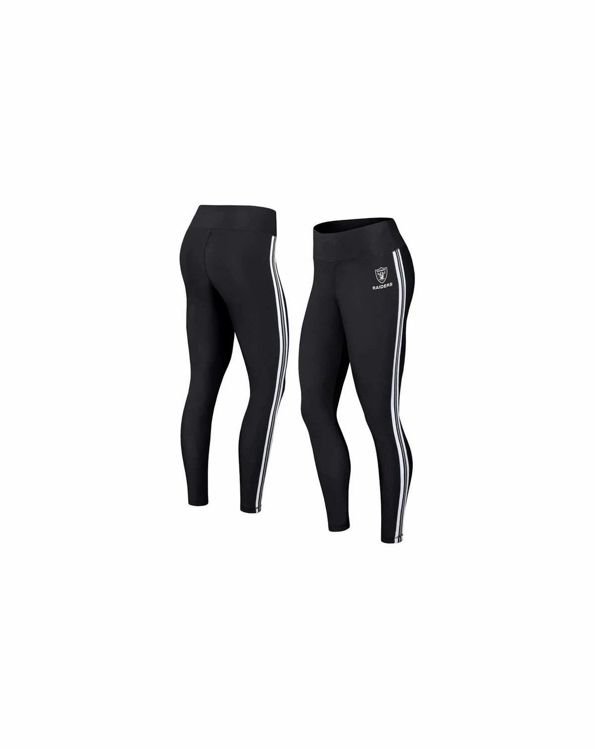 Women's Black Las Vegas Raiders Color Block Leggings