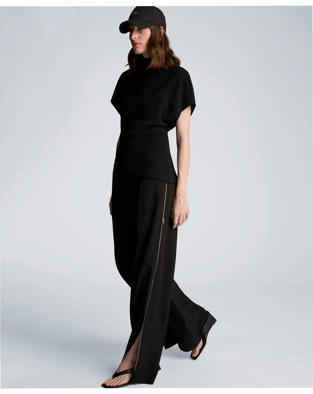 Women's High-Rise Wide-Leg Boyfriend Pants