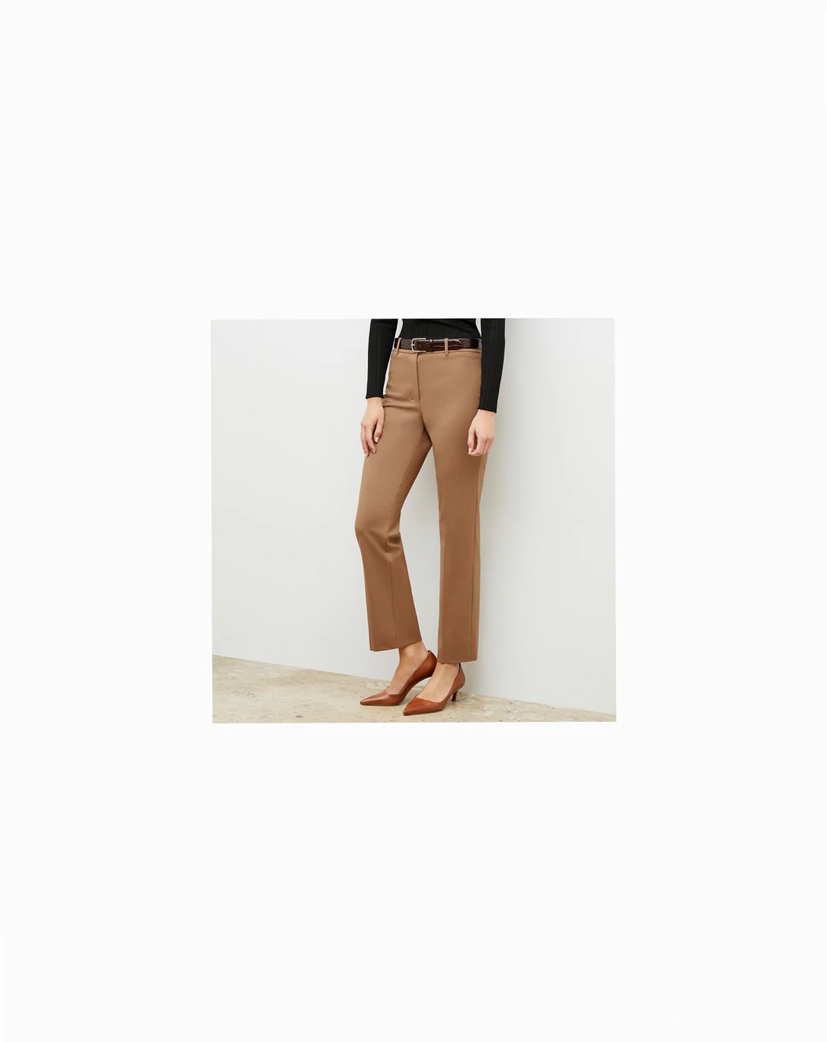 Women's Smith Straight Trouser - Washable Wool Twill