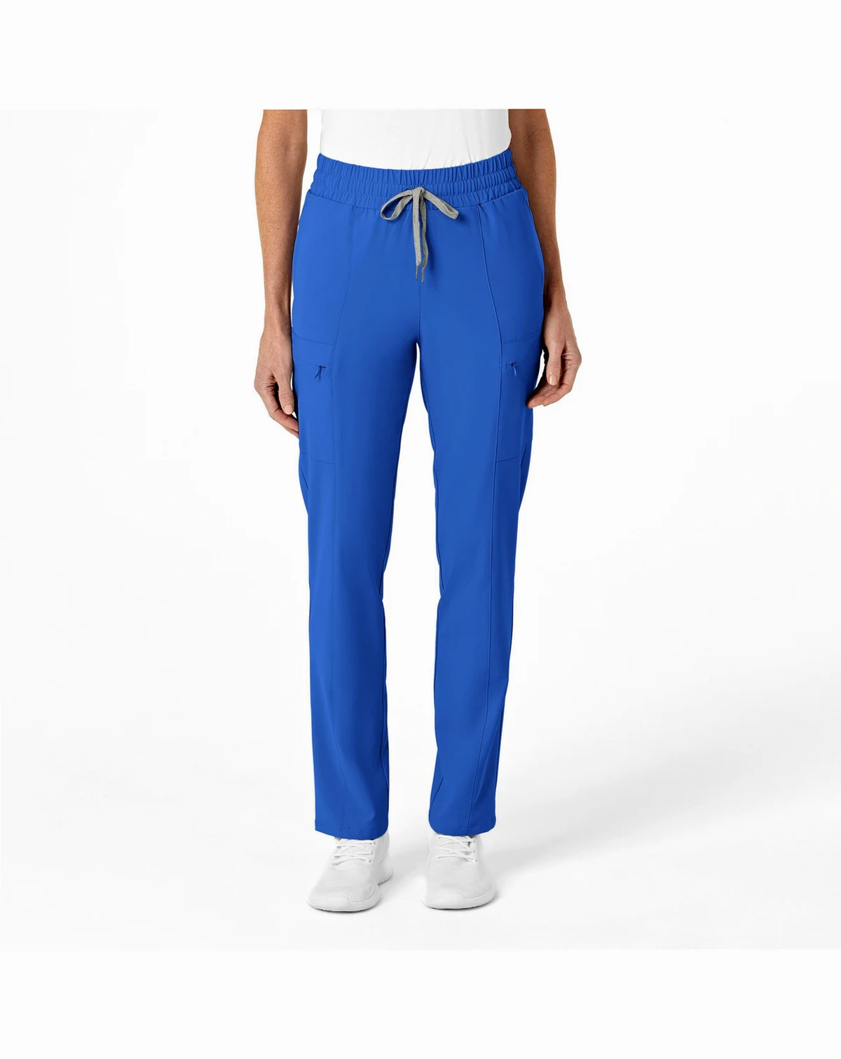 Plus Size RENEW High Waist Slim Leg Scrub Pant