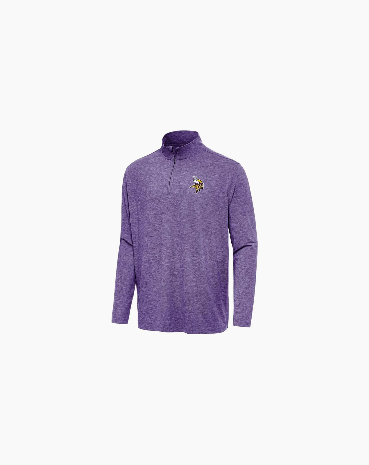 Men's Heather Purple Minnesota Vikings Hunk Quarter-Zip Jacket