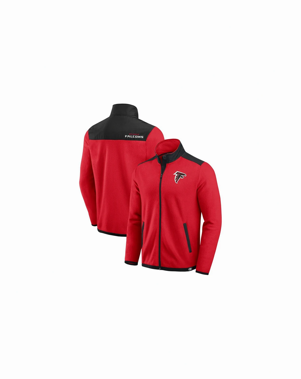 Darius Rucker Collection by Men's Red Atlanta Falcons Color Block Polar Fleece Full-Zip Jacket