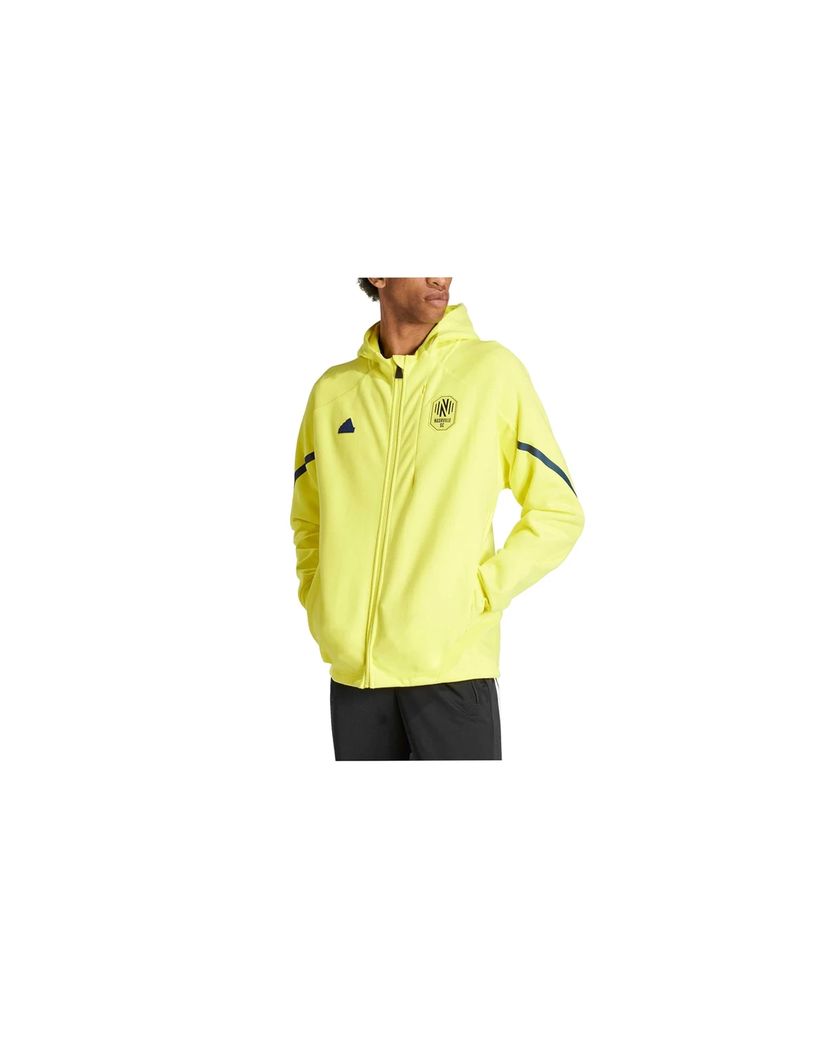 Men's Yellow Nashville SC 2024 Anthem Travel Full-Zip Jacket