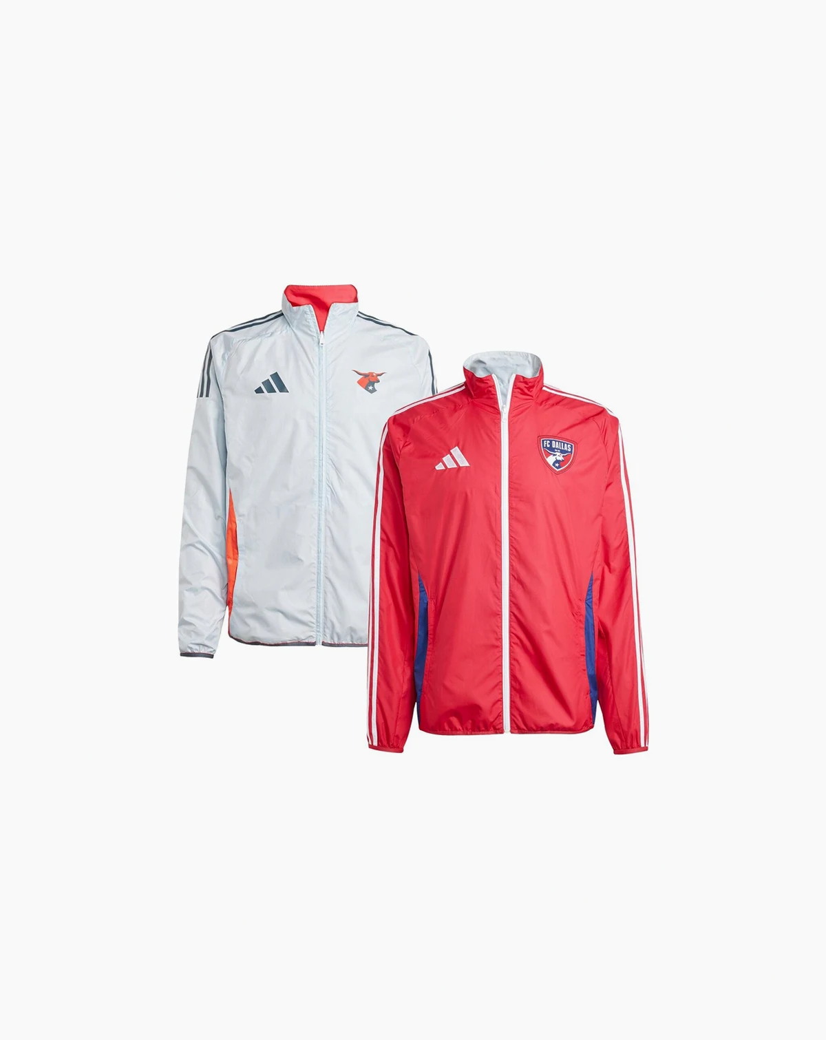 Men's Red/Light Blue FC Dallas 2025 Anthem Reversible Full-Zip Jacket