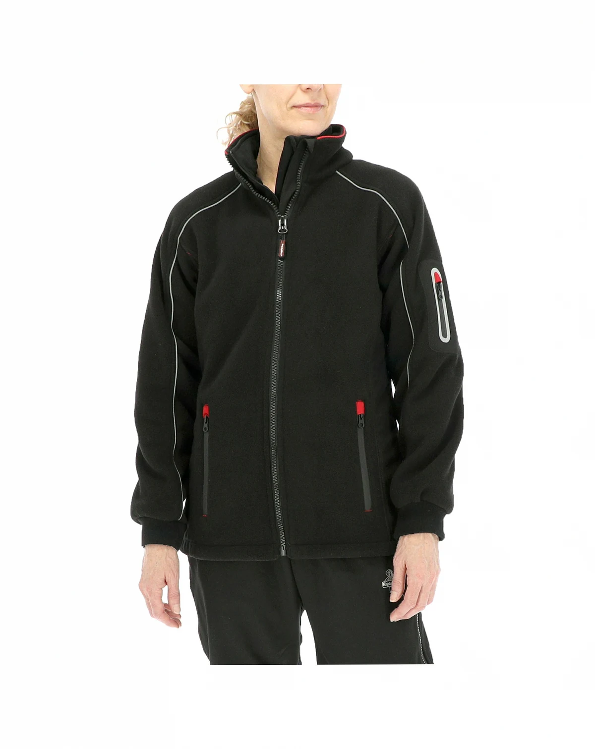 Women's Hybrid Fleece Jacket - Lightweight Insulated Outerwear for Cold Weather