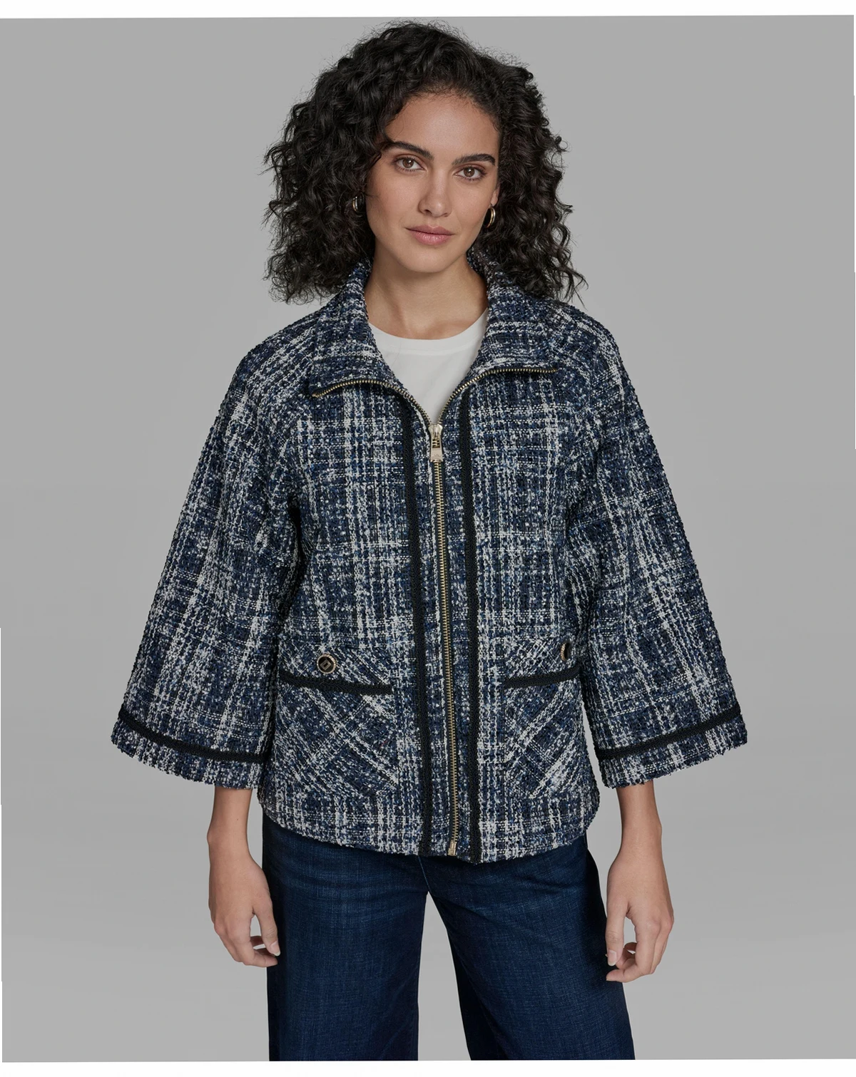 Women's Zip front A-line Jacket