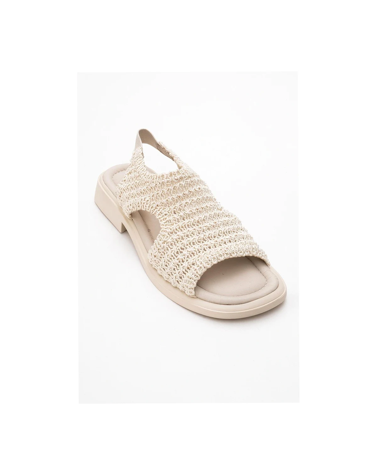 Weave Leather Woven Sandal (Women)