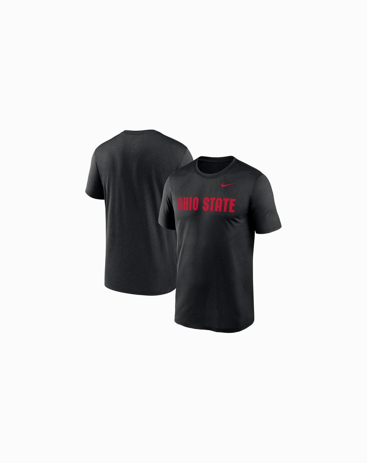 Men's Black Ohio State Buckeyes Primetime Legend Wordmark T-Shirt
