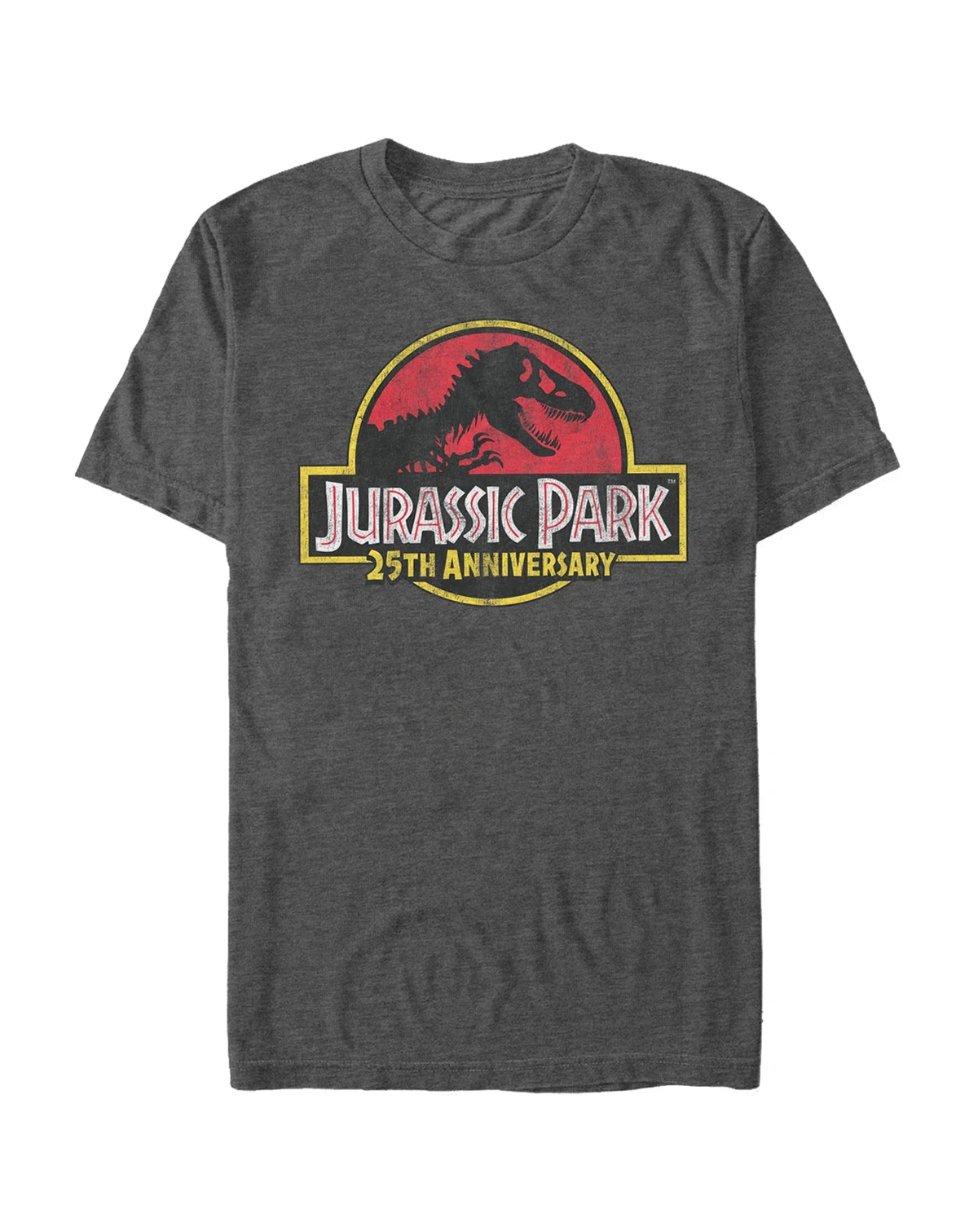 Jurassic Park Men's 25th Anniversary Logo Short Sleeve T-Shirt