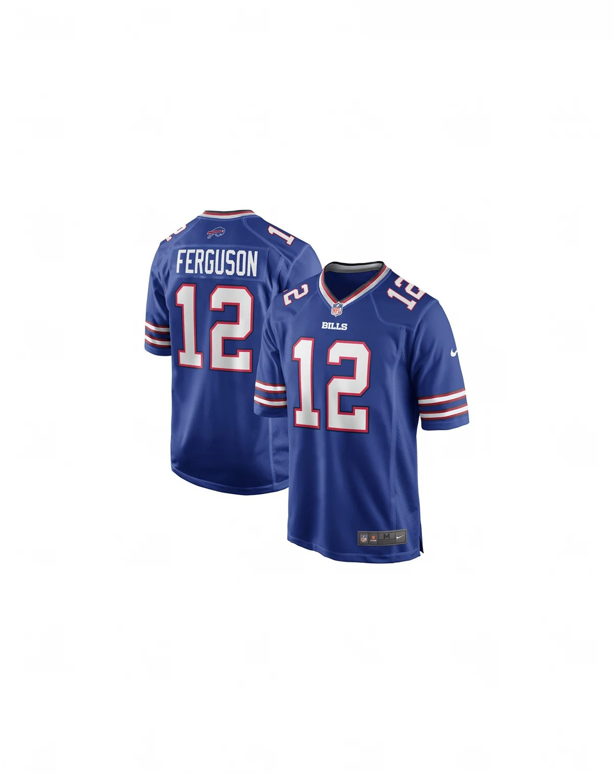 Men's Joe Ferguson Royal Buffalo Bills Game Retired Player Jersey