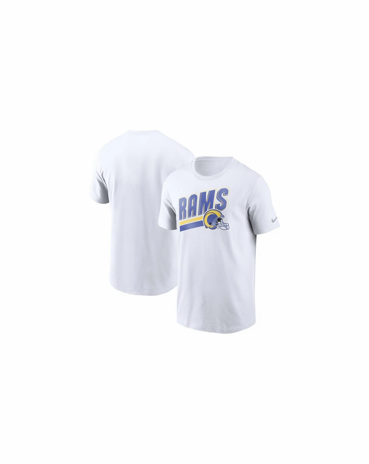 Men's White Los Angeles Rams Essential Blitz Lockup T-Shirt