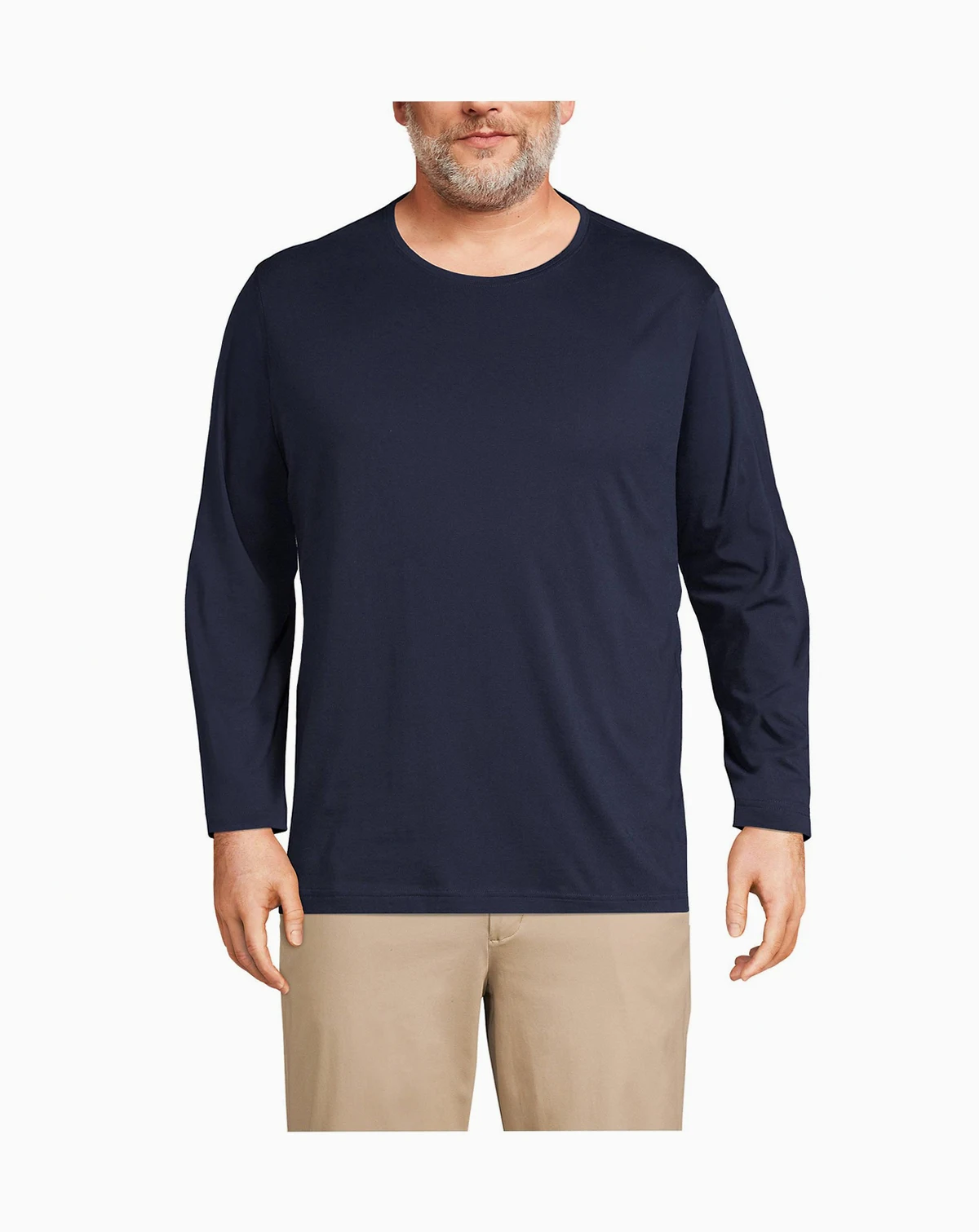 Big & Tall Long Sleeve Supima Tee