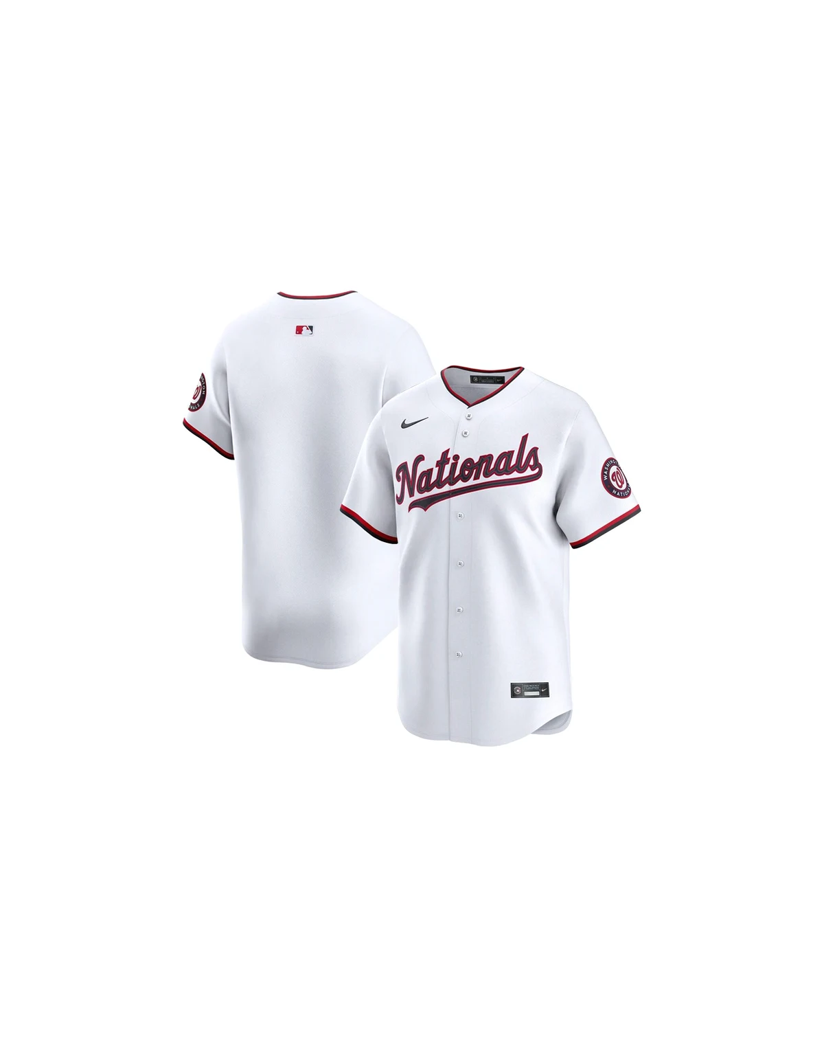 Men's White Washington Nationals Home Limited Jersey
