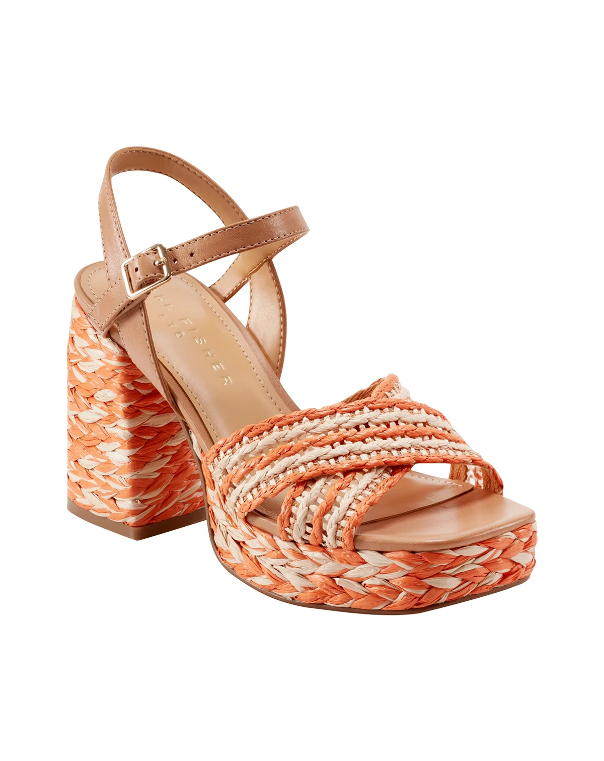 Women's Juliey Woven Block Heel Platform Sandals