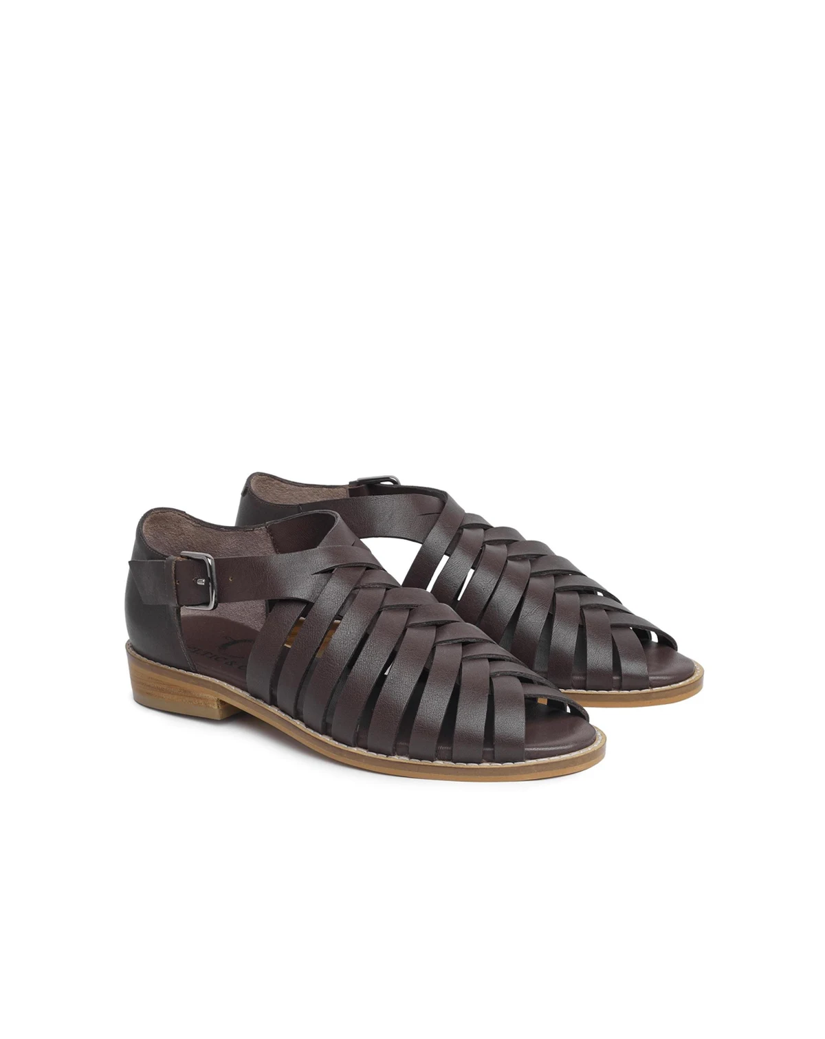 Woven Peep Toe Sandal
