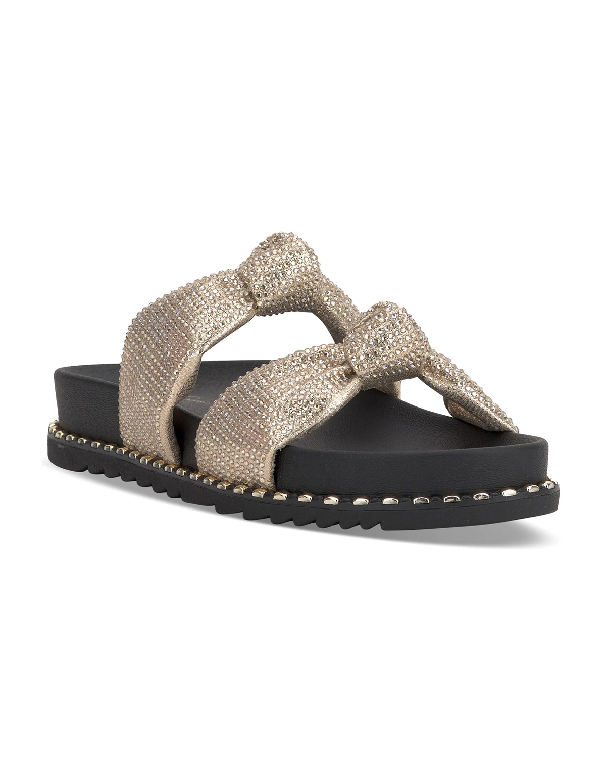 Women's Caralyna Rhinestone Knotted Footbed Sandals