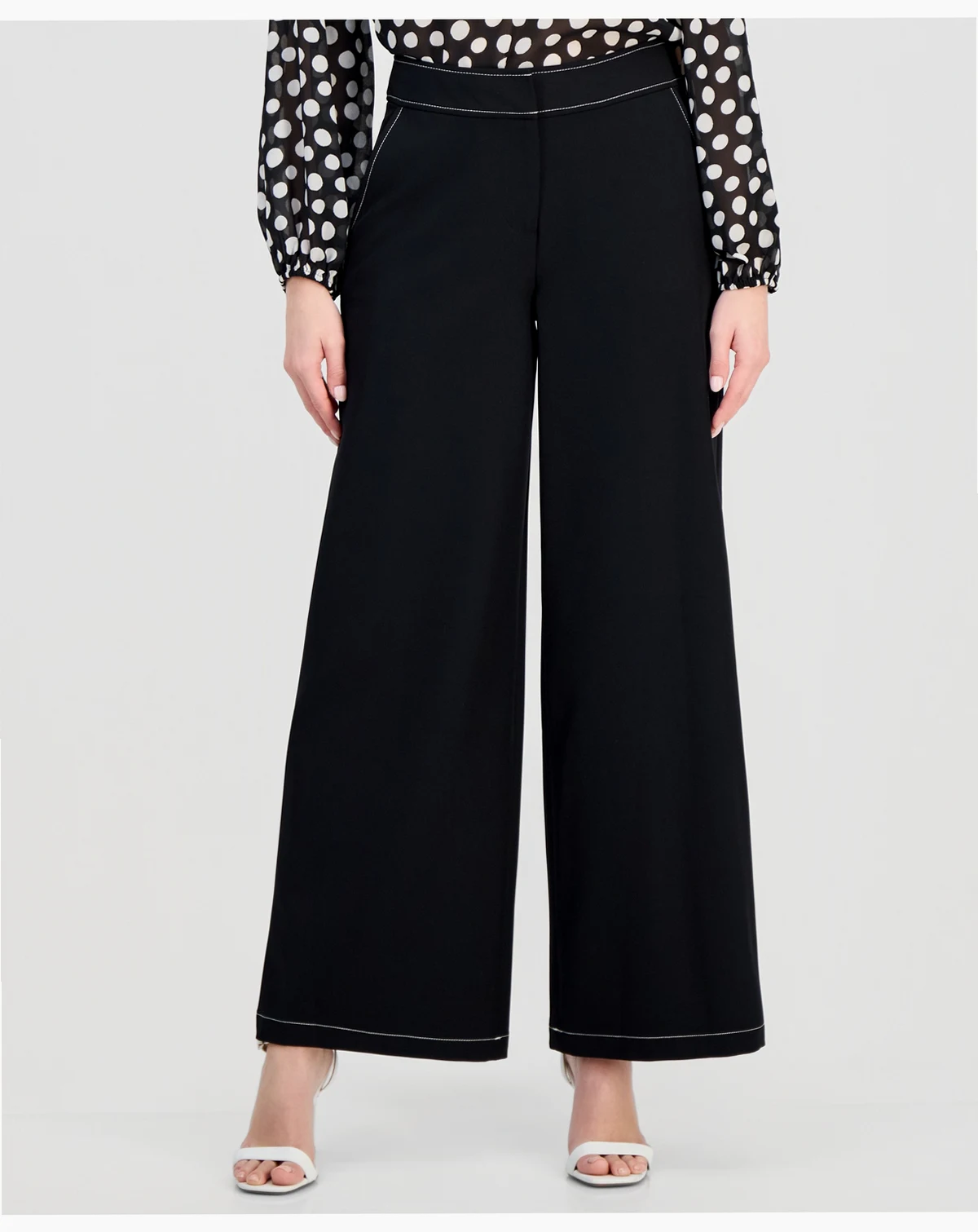 Petite Wide-Leg Pants