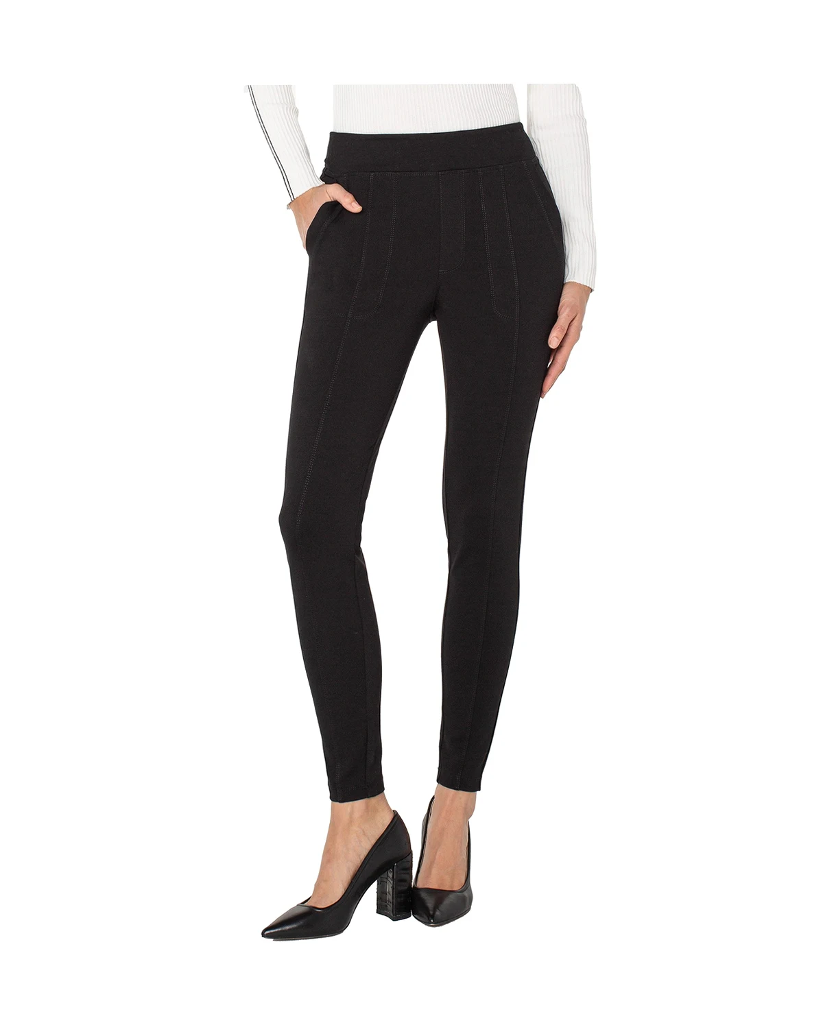 Petite Pull-On Trouser Leggings