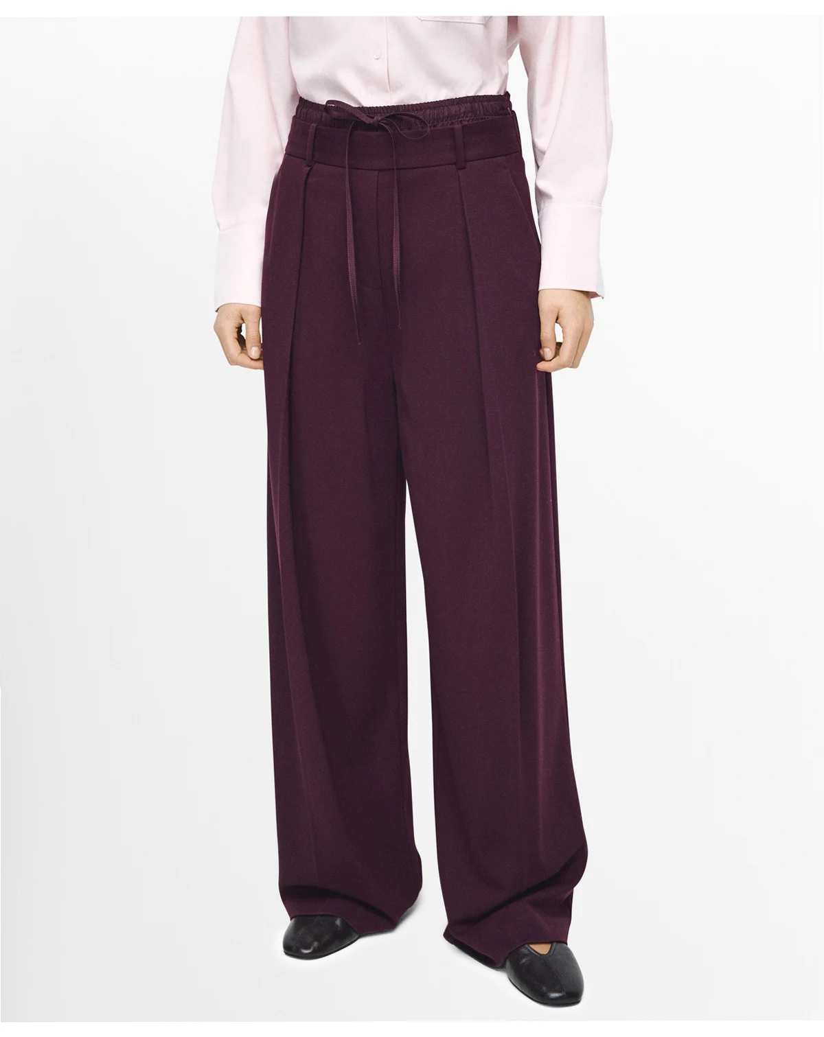 Women's Double-Waist Straight Pants