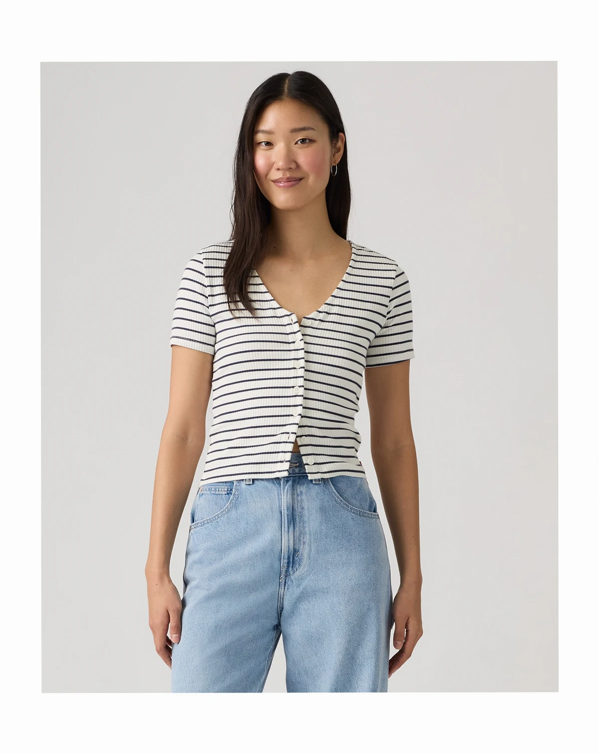 Women's Muse Short-Sleeve Button-Front Top