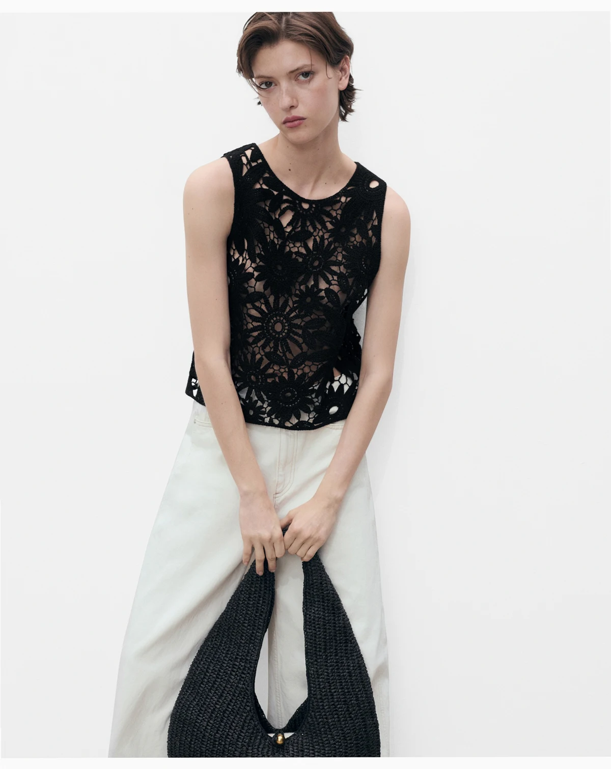 Women's Crochet Knitted Top