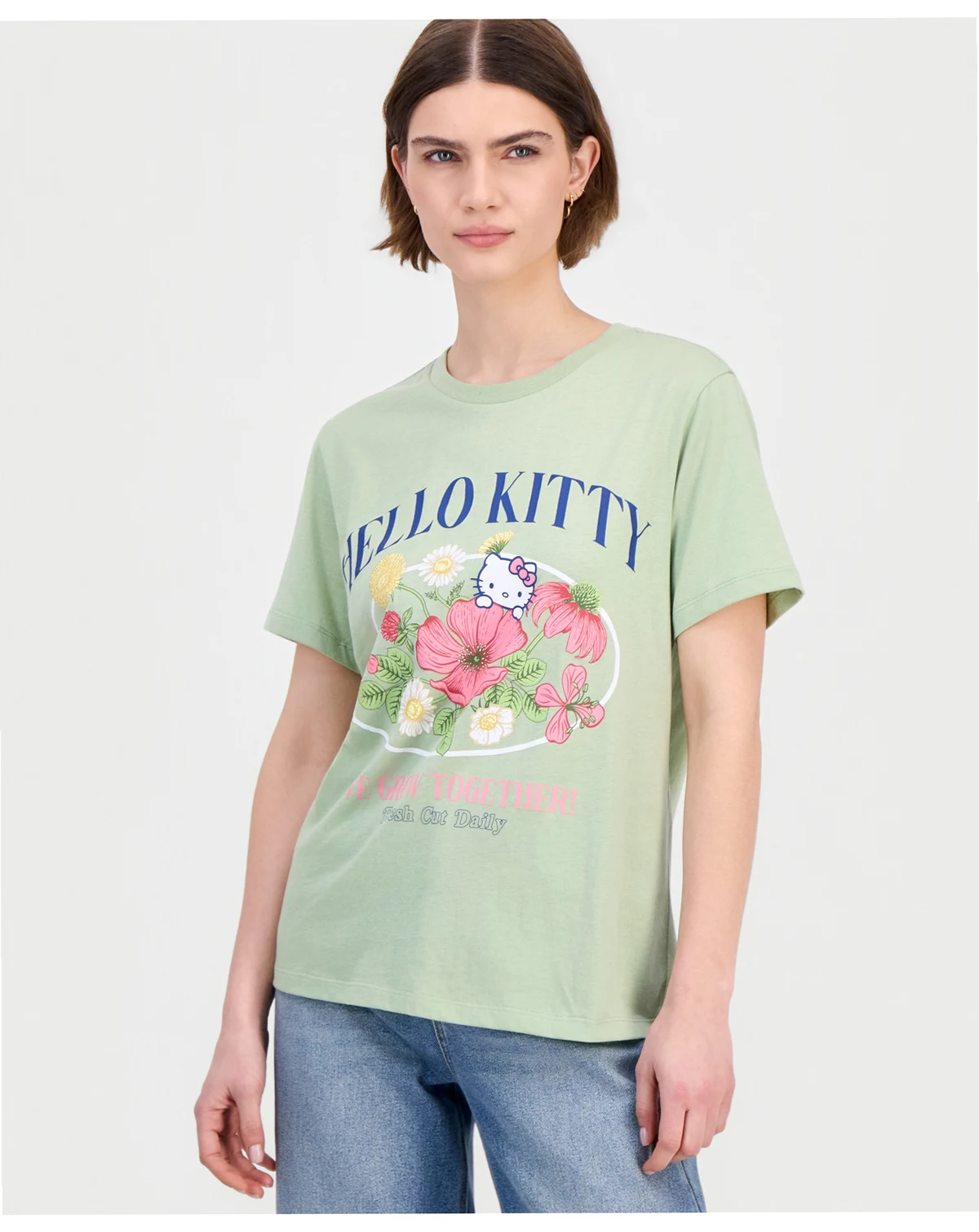 Juniors' Hello Kitty Grow Together T-Shirt