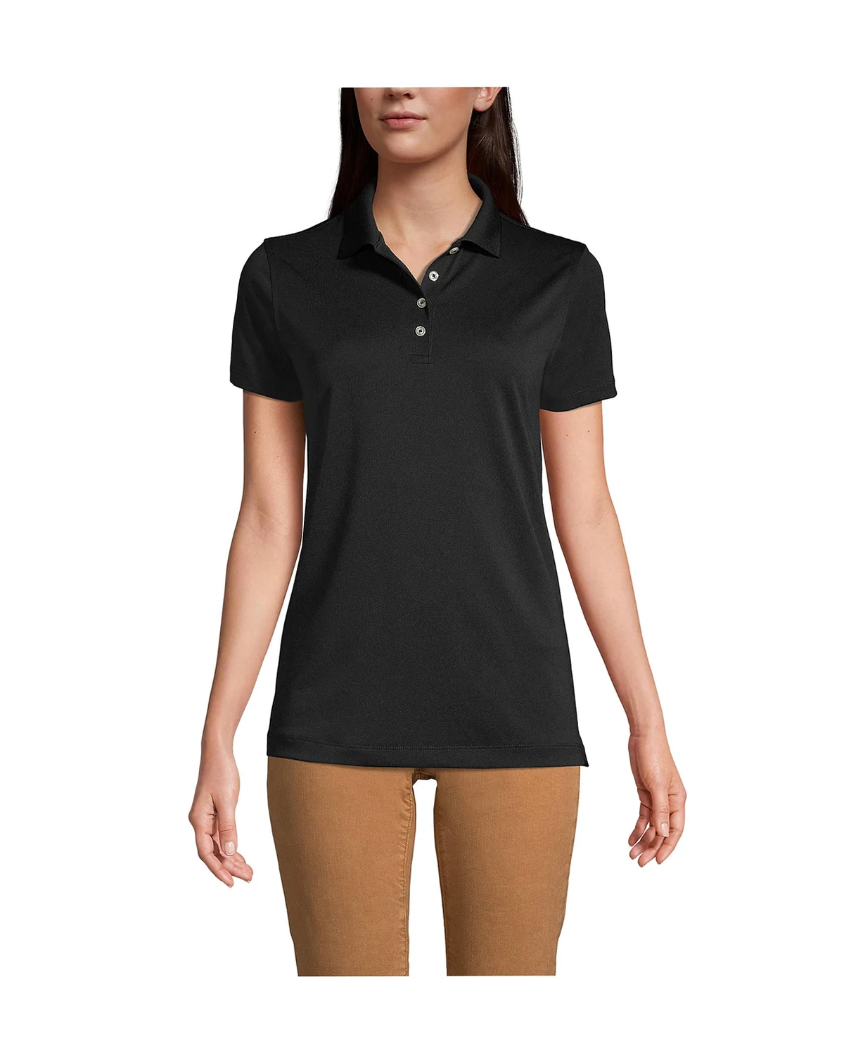 Women's School Uniform Short Sleeve Polyester Polo Shirt