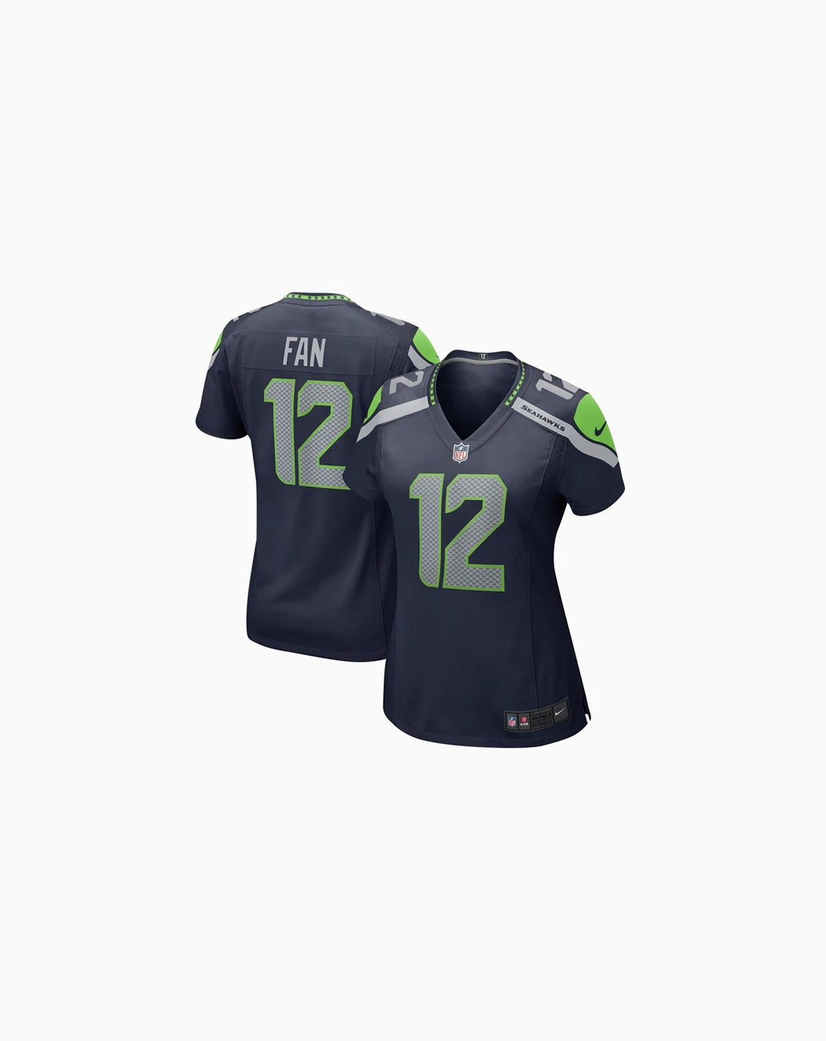 Women's 12th Fan College Seattle Seahawks Game Jersey
