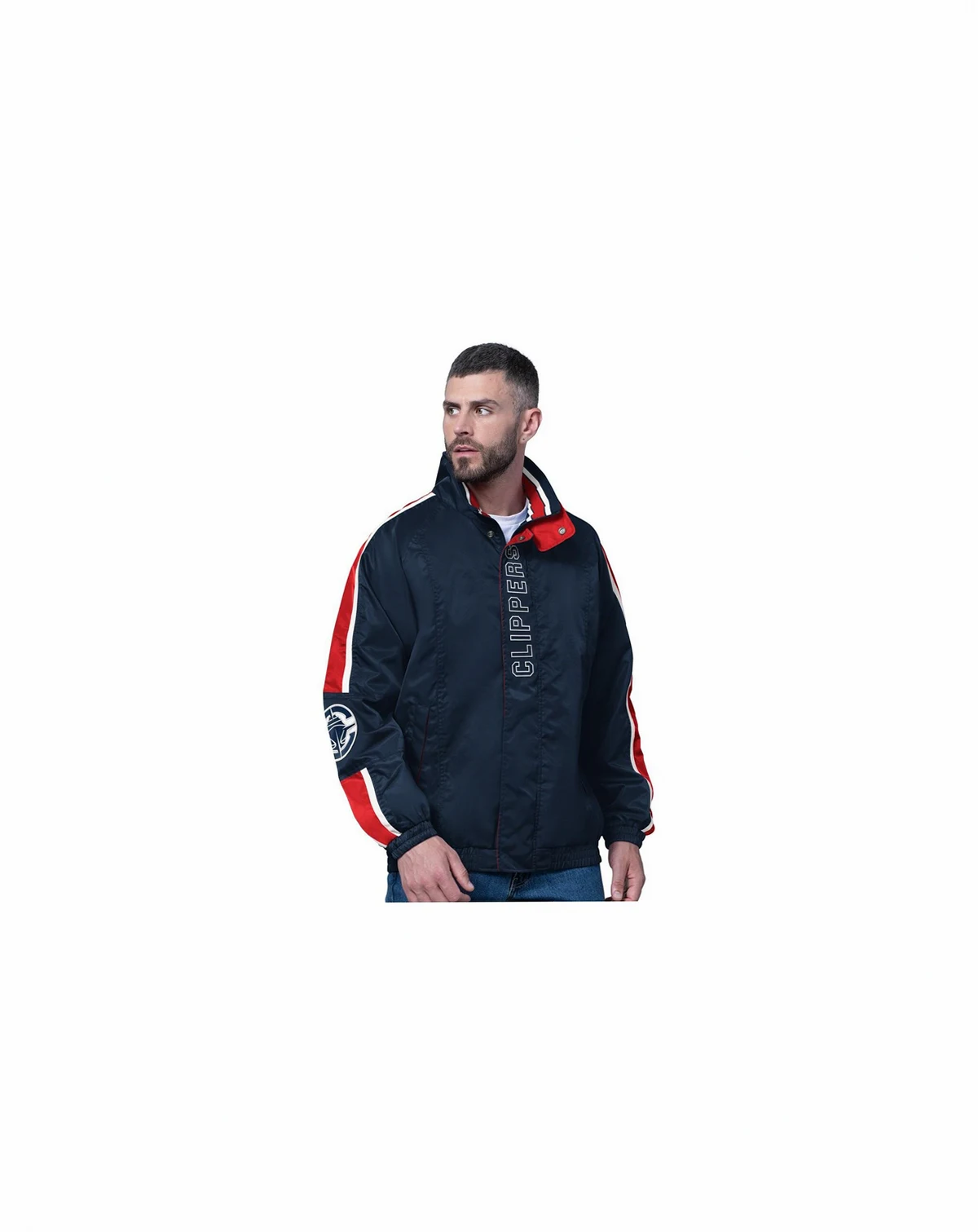 Men's Navy LA Clippers Freestyle Lightweight Full-Zip Jacket