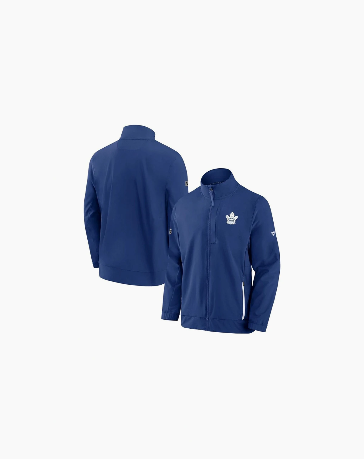 Men's Blue Toronto Maple Leafs Authentic Pro Rink Coaches Full-Zip Jacket