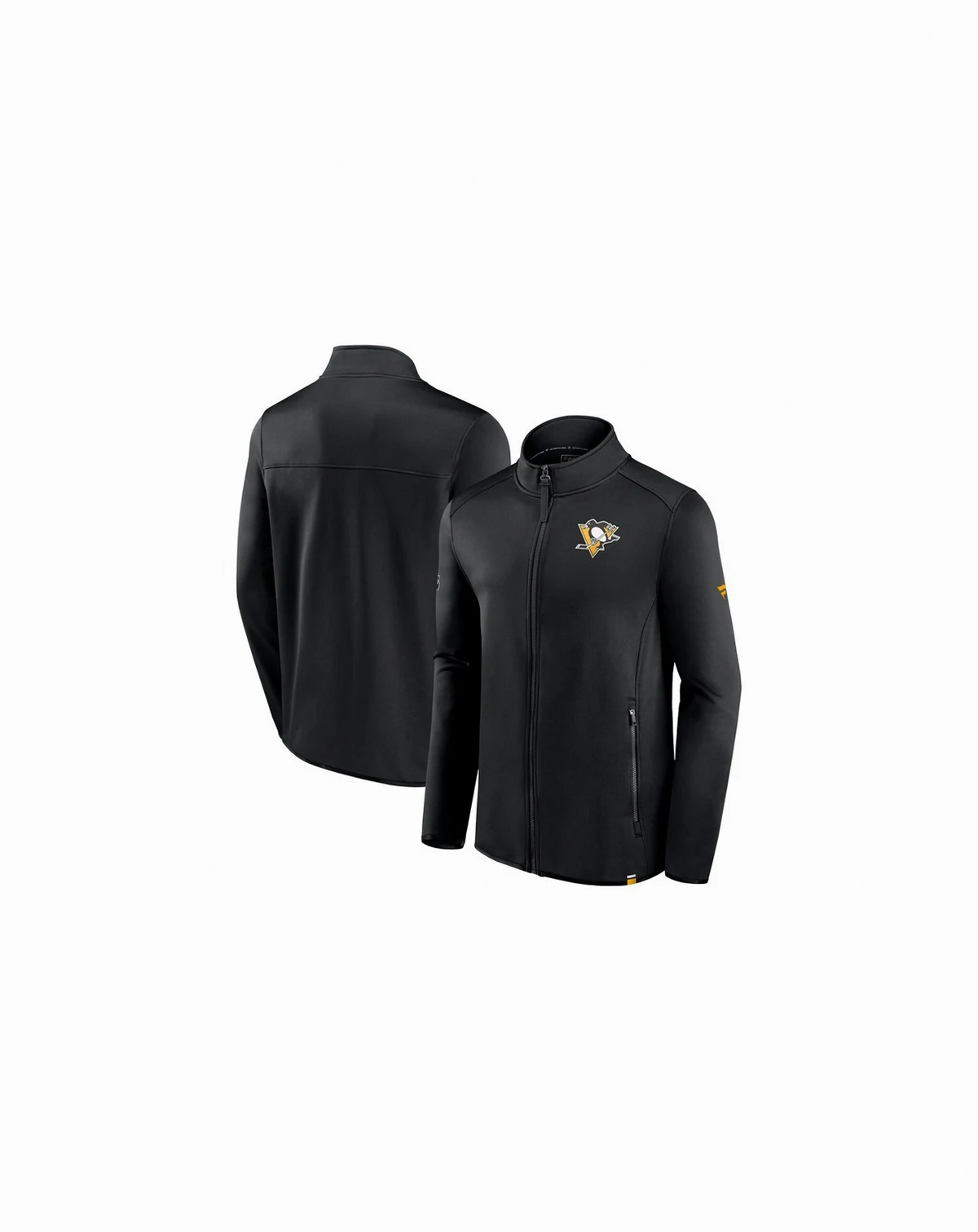 Men's Black Pittsburgh Penguins Authentic Pro Full-Zip Jacket