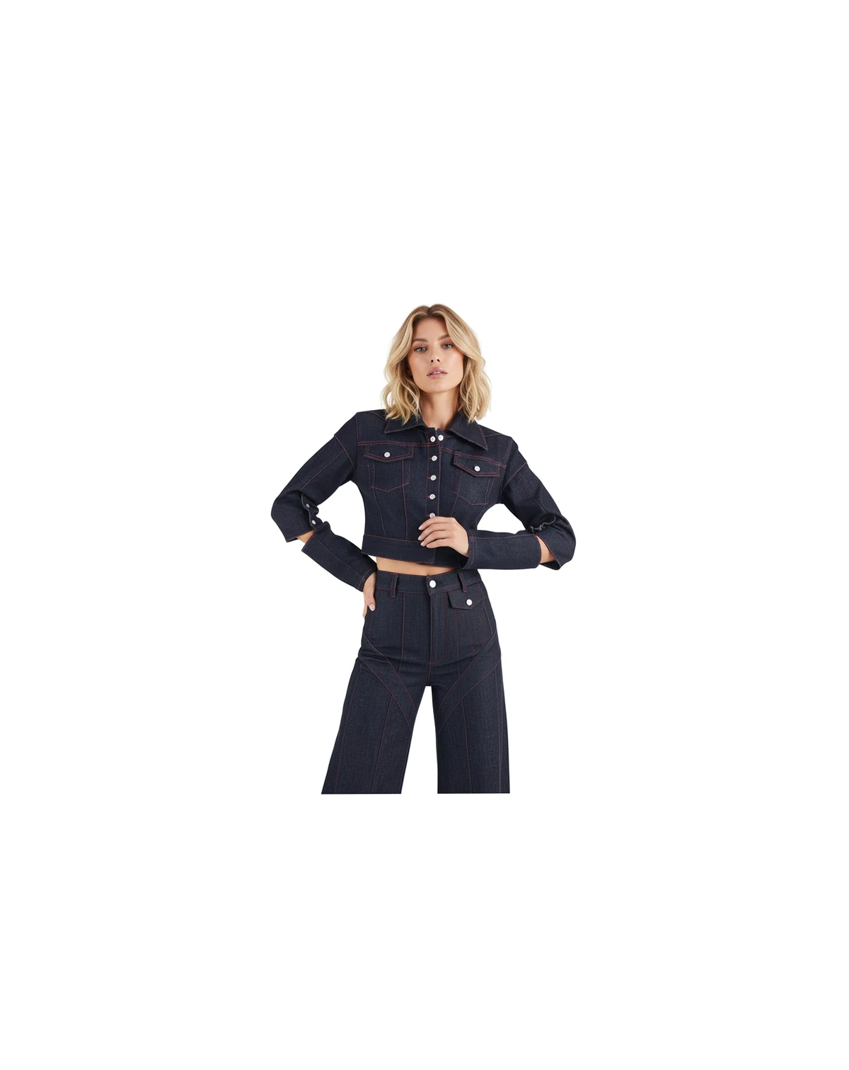 Women's Cross Denim Jacket