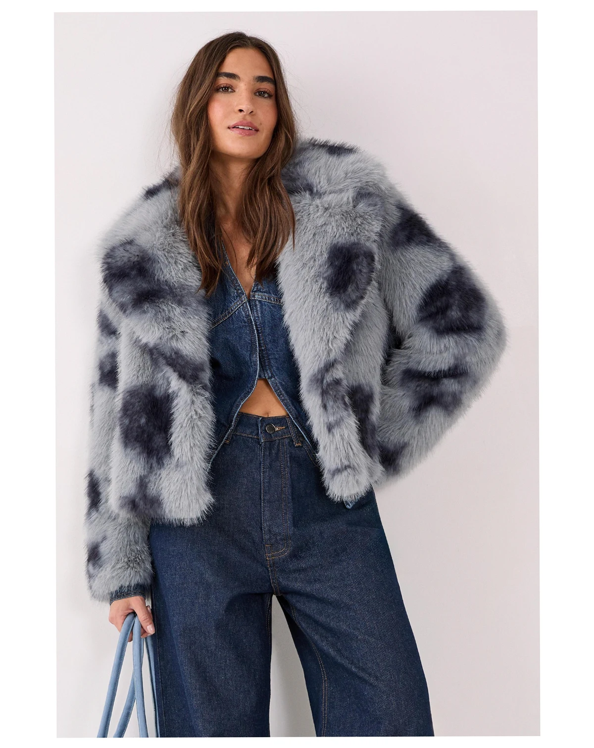 Women's Cow Fur Collar Jacket