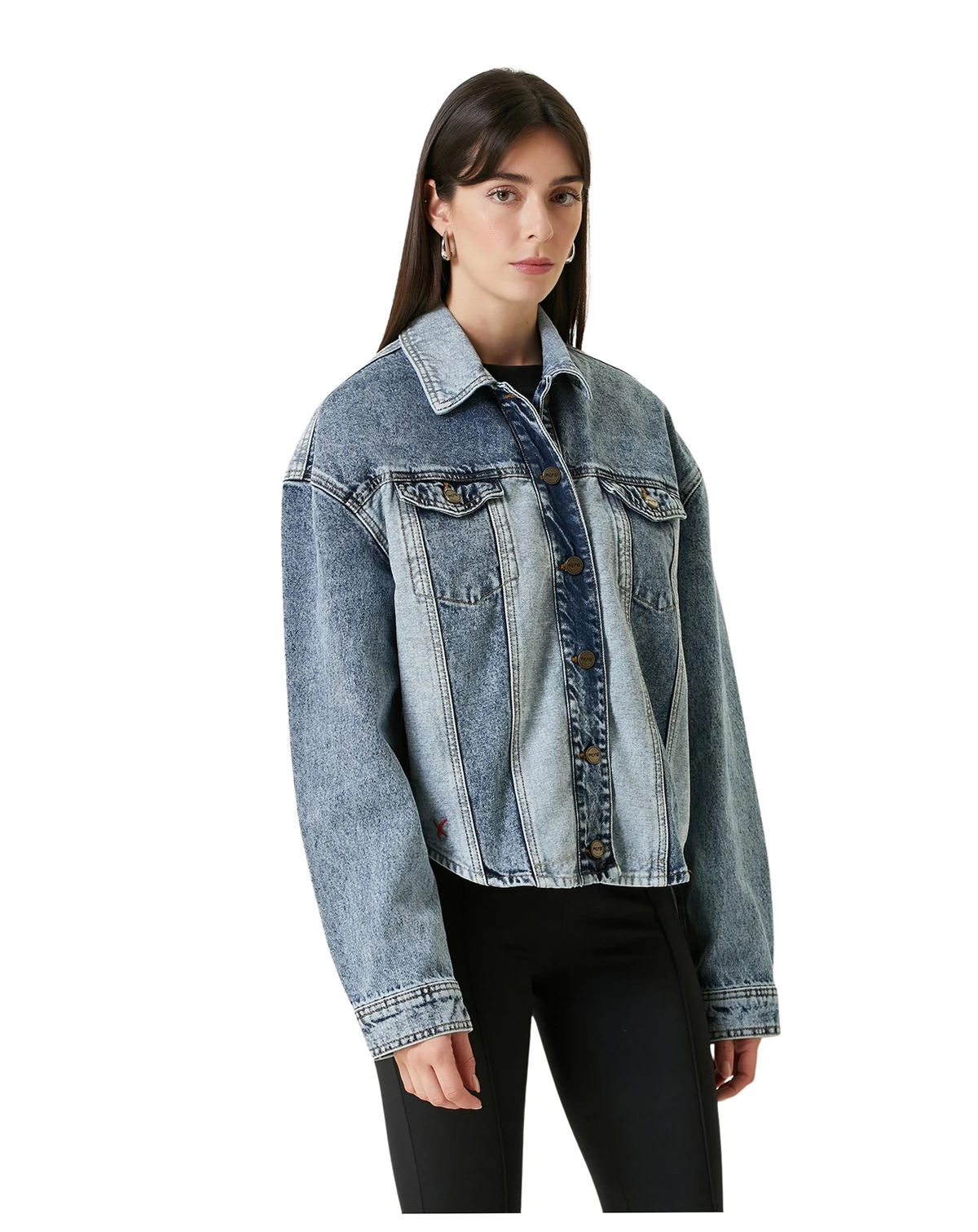 Women's Free Heaven Inside Out Blue Cotton Jacket
