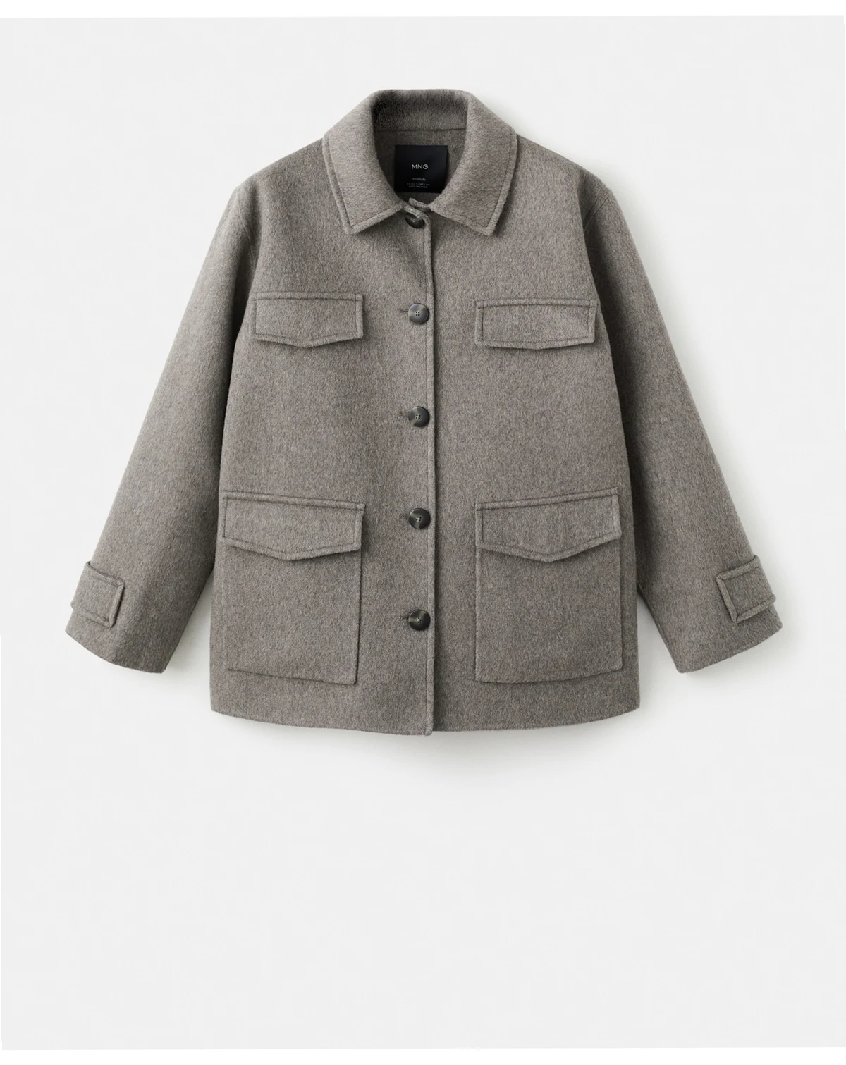 Women's Pockets Wool Jacket