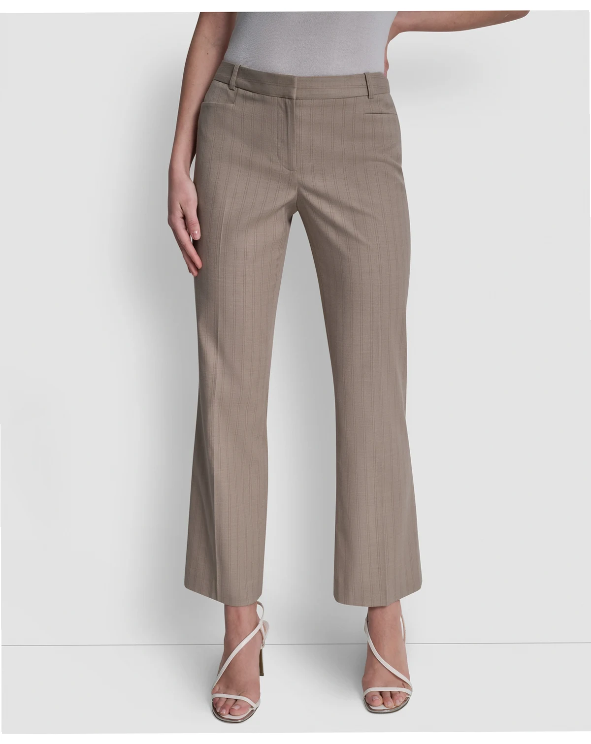 Women's Modern-Fit Pinstripe Trousers