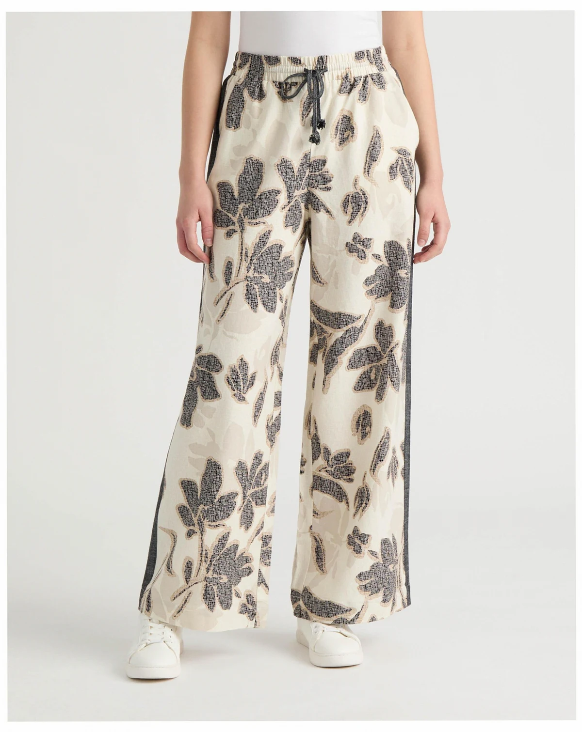 Women's Wide Leg with Drawcord Pant