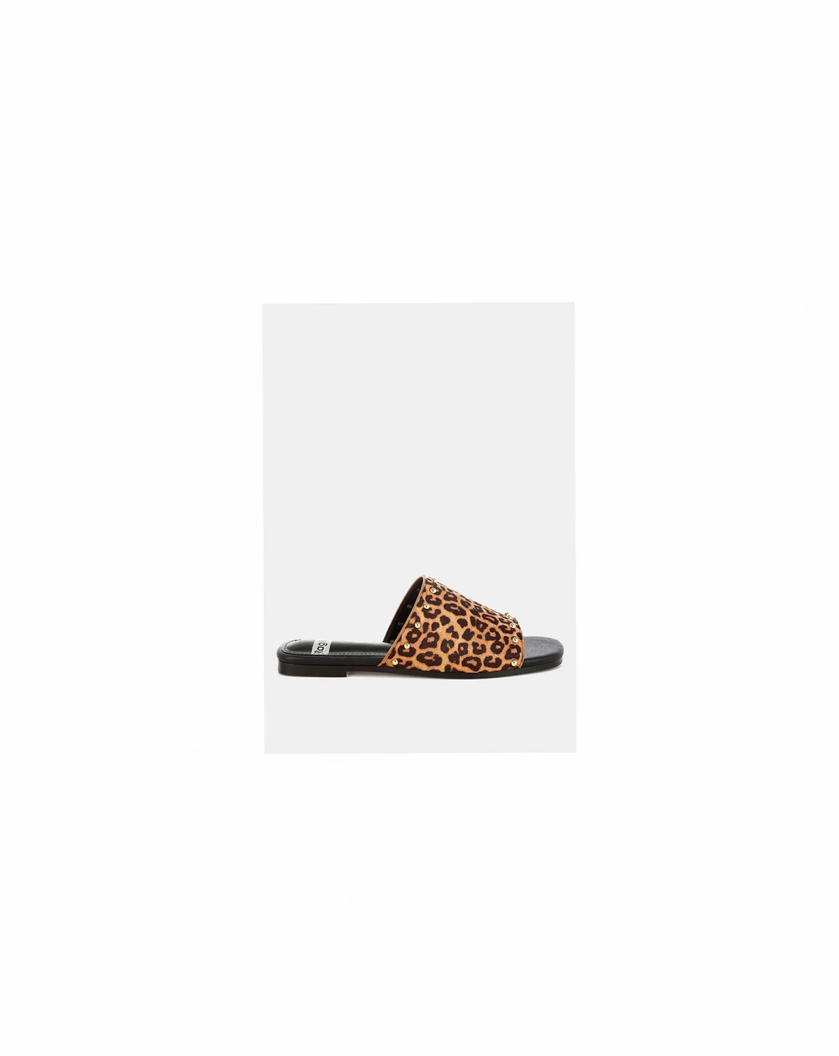 Womens Hilsa Leopard Print Slip-On Flats