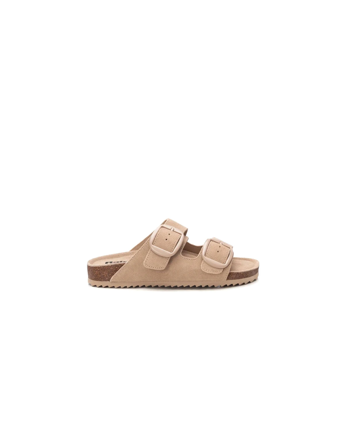 Women's Footbed Sandals with two buckles Refresh By Xti