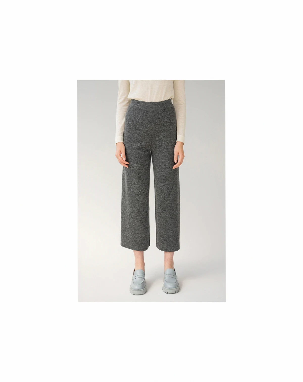 Women's Zoe Checkered Knit Trousers
