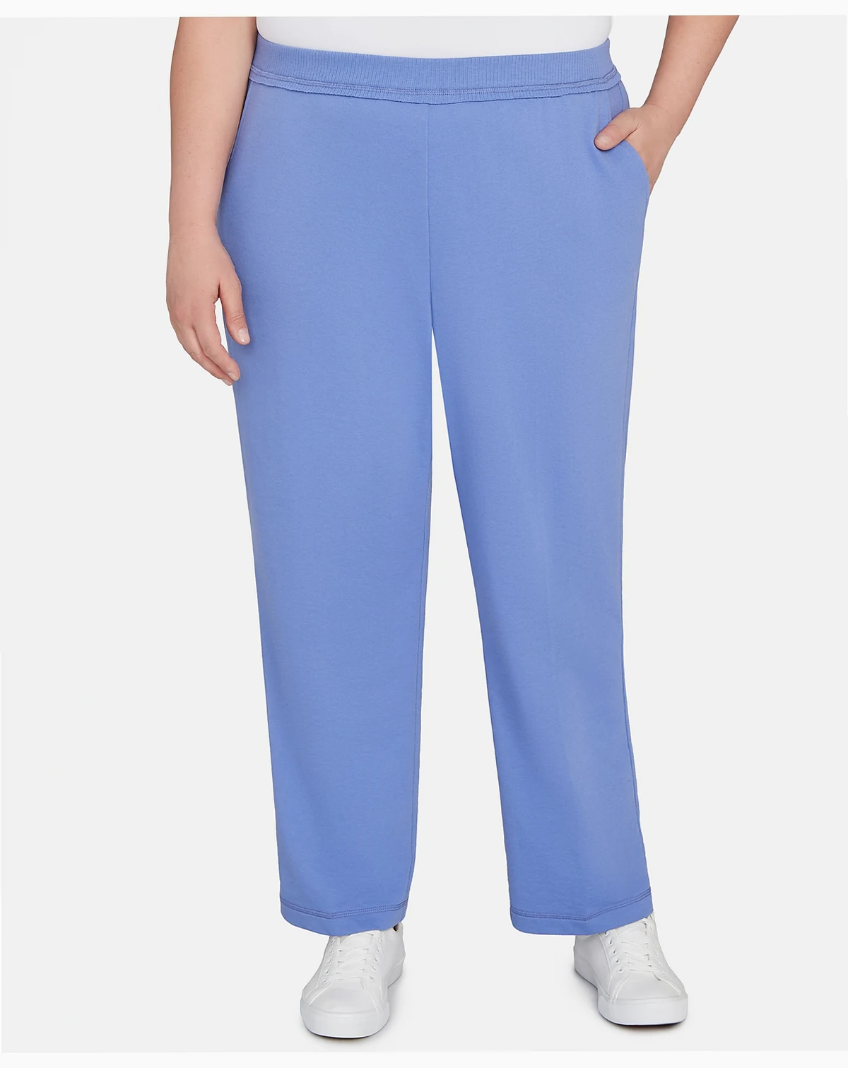 Plus Size Casual Vibe Cozy Short Length Slant Pocket Pants